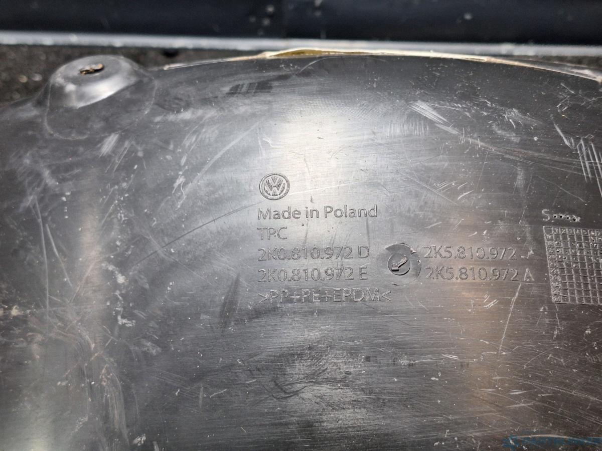 Carenaj roata dreapta spate VOLKSWAGEN CADDY III Estate (2KB, 2KJ, 2CB, 2CJ) [ 2004 - 2015 ] TDI (BJB, BLS) 77KW|105HP OEM 2K0810972E