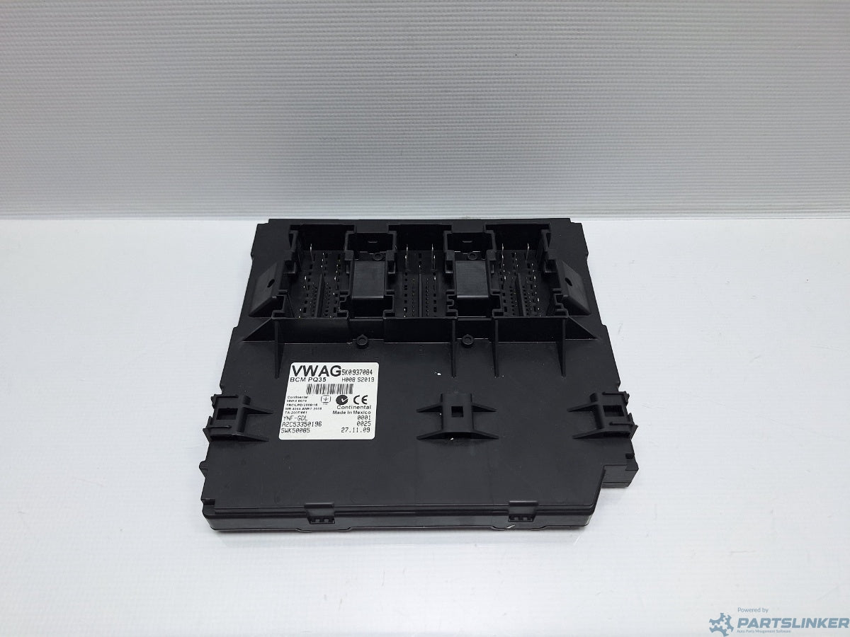 Modul BCM VOLKSWAGEN GOLF VAN VI Variant (AJ5) [ 2009 - 2014 ] 1.6 TDi BlueMotion (CAYC) 77KW|105HP Continental 5W50085 5K0937084