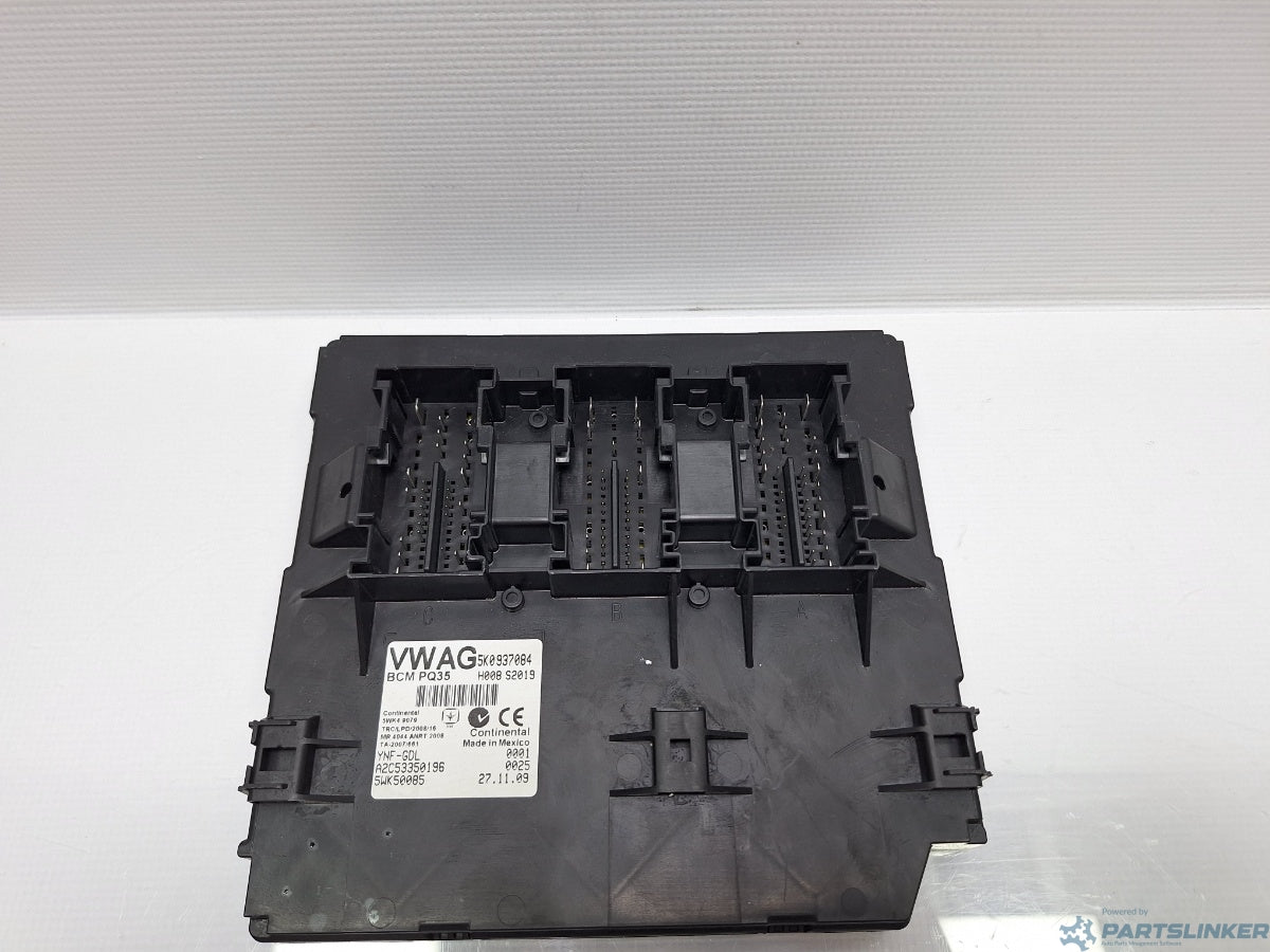 Modul BCM VOLKSWAGEN GOLF VAN VI Variant (AJ5) [ 2009 - 2014 ] 1.6 TDi BlueMotion (CAYC) 77KW|105HP Continental 5W50085 5K0937084