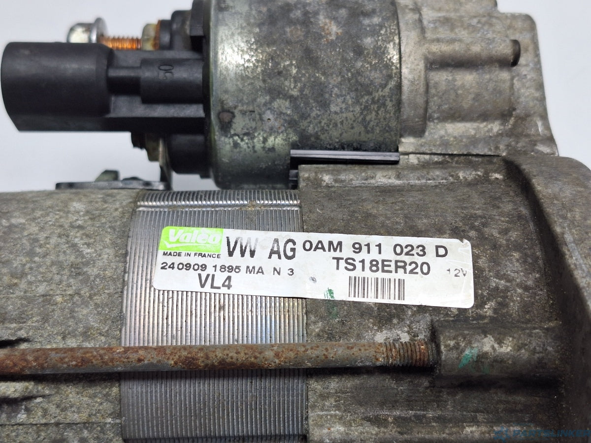 Electromotor VOLKSWAGEN GOLF VAN VI Variant (AJ5) [ 2009 - 2014 ] 1.6 TDi BlueMotion (CAYC) 77KW|105HP Valeo TS18ER20 0AM911023D