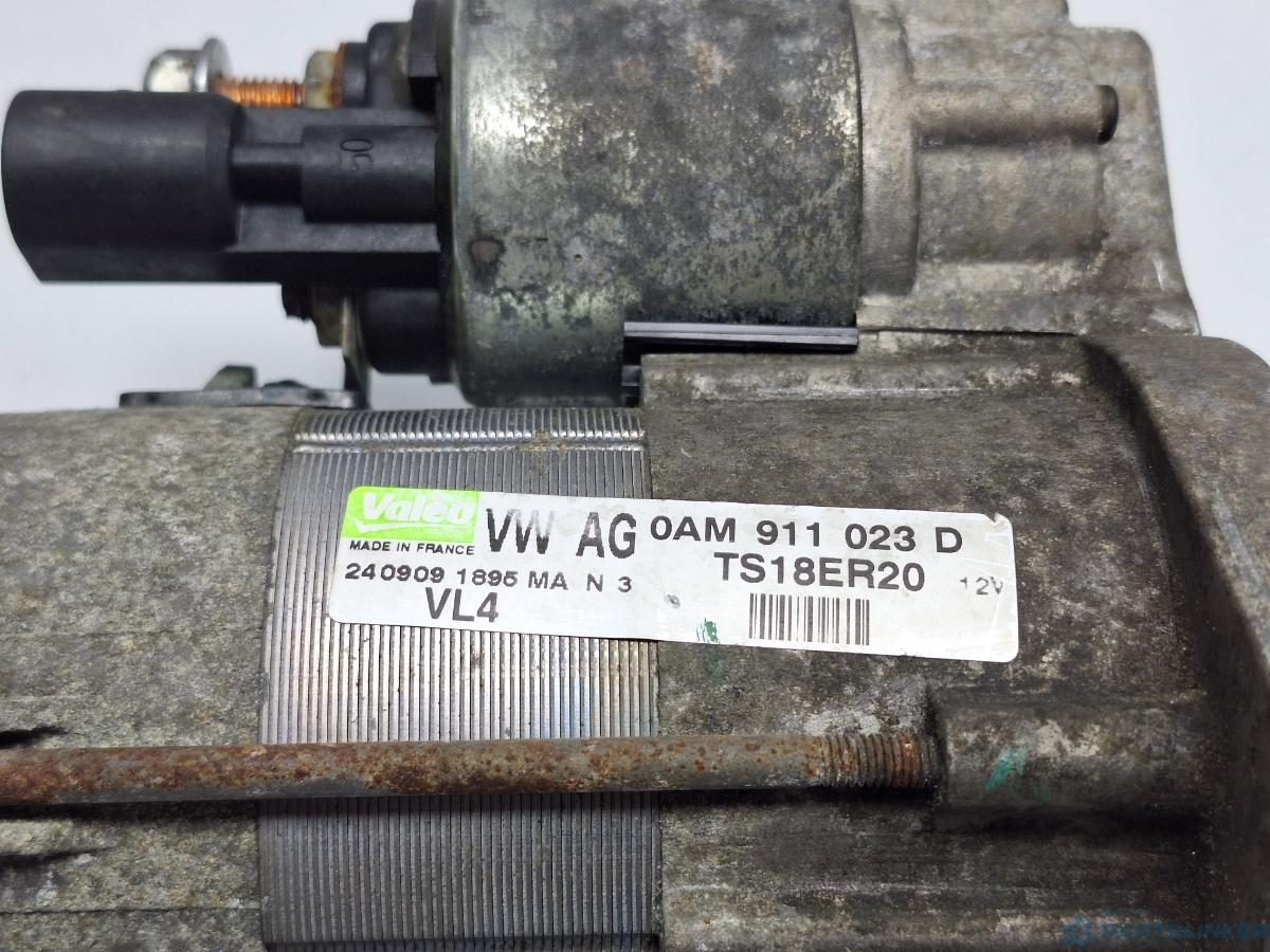 Electromotor VOLKSWAGEN GOLF VAN VI Variant (AJ5) [ 2009 - 2014 ] 1.6 TDi BlueMotion (CAYC) 77KW|105HP Valeo TS18ER20 OEM 0AM911023D
