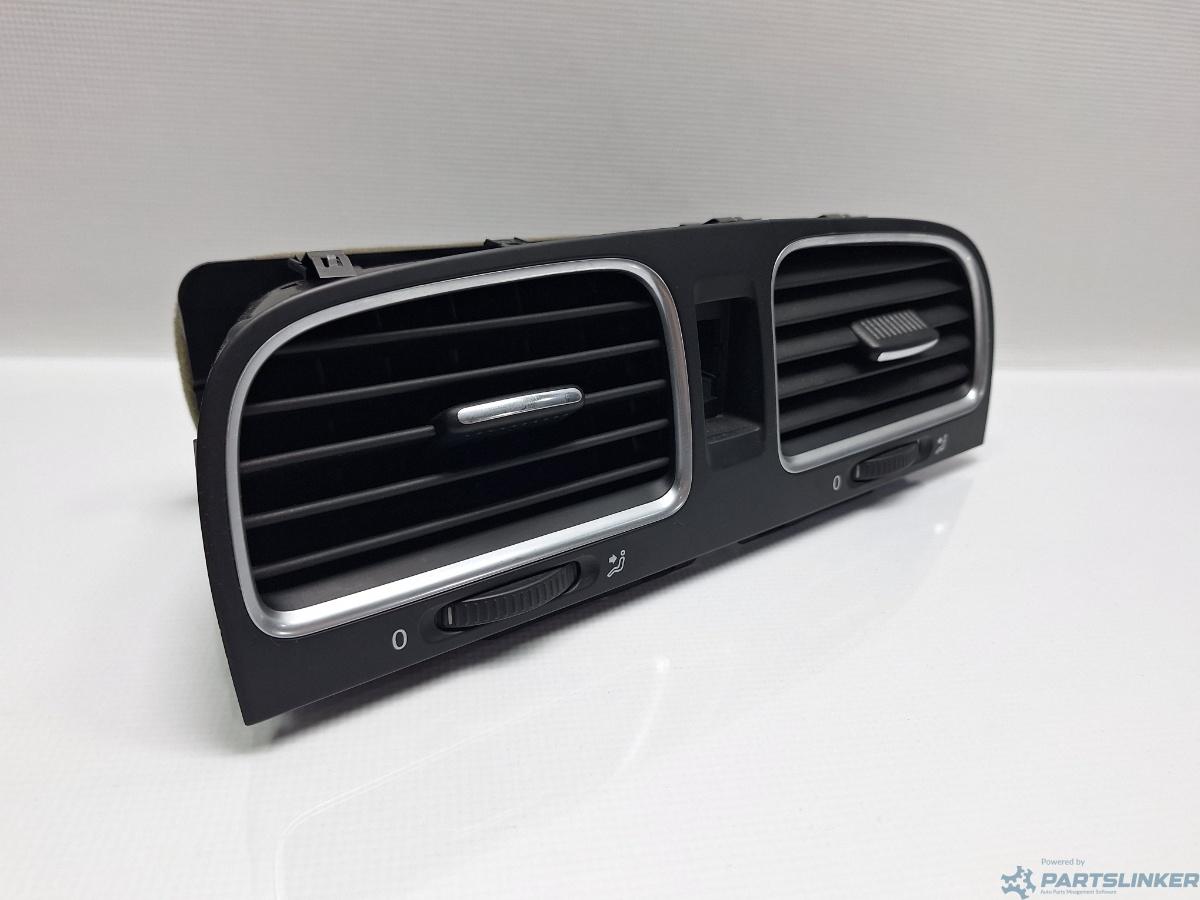 Grila ventilatie centrala bord VOLKSWAGEN GOLF VAN VI Variant (AJ5) [ 2009 - 2014 ] 1.6 TDi BlueMotion (CAYC) 77KW|105HP OEM 5K0819728N