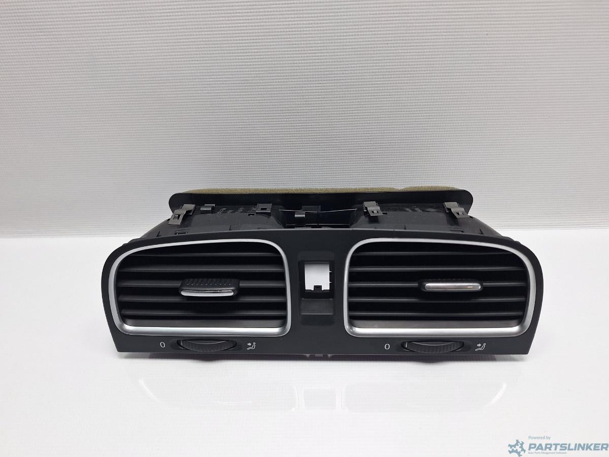 Grila ventilatie centrala bord VOLKSWAGEN GOLF VAN VI Variant (AJ5) [ 2009 - 2014 ] 1.6 TDi BlueMotion (CAYC) 77KW|105HP OEM 5K0819728N
