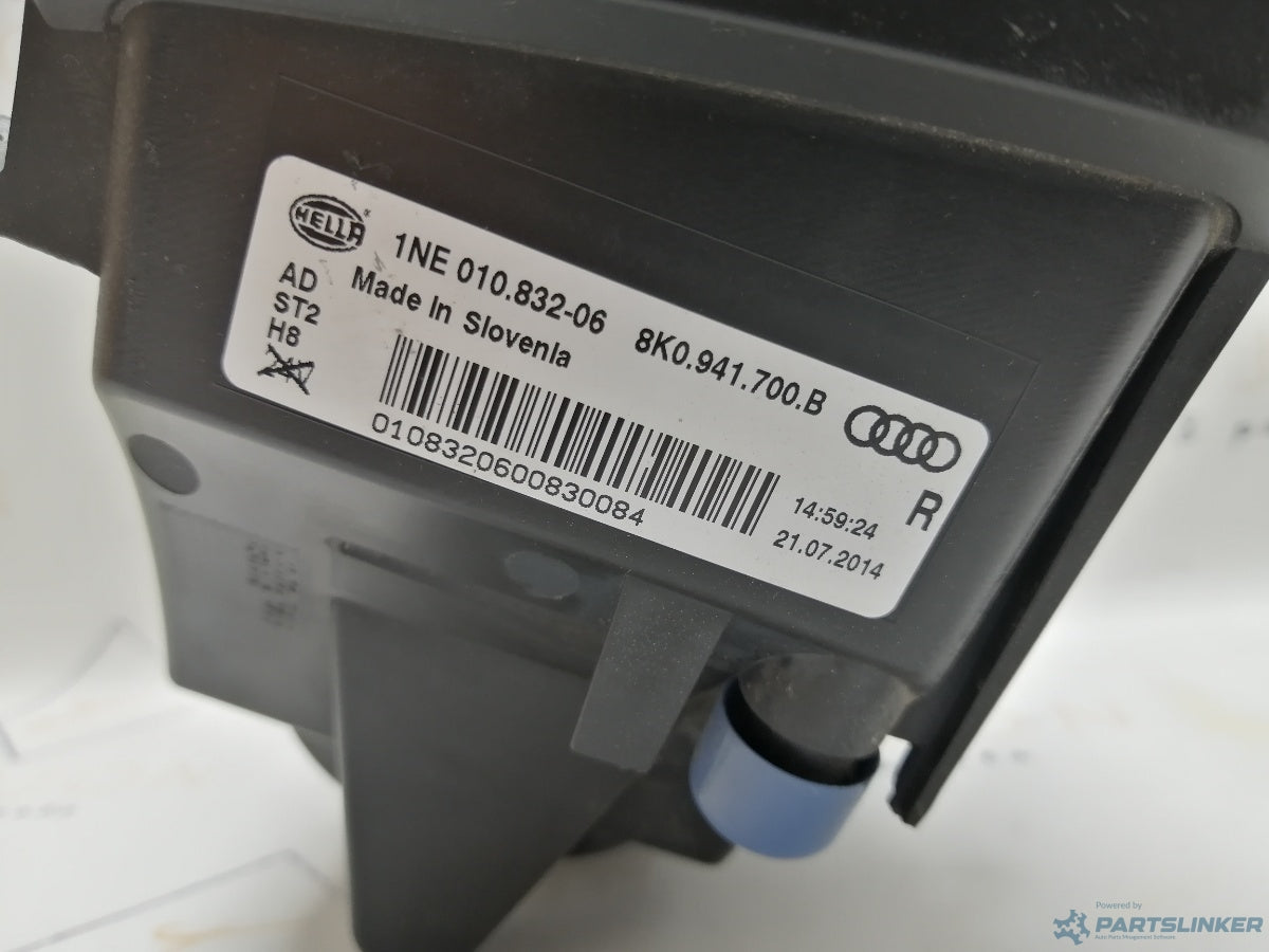 Proiector dreapta AUDI A4 IV Avant (8K5, B8) [ 2007 - 2015 ] TDI (CJCD, CMFB, CSUA) 110KW|150HP 8K0941700B