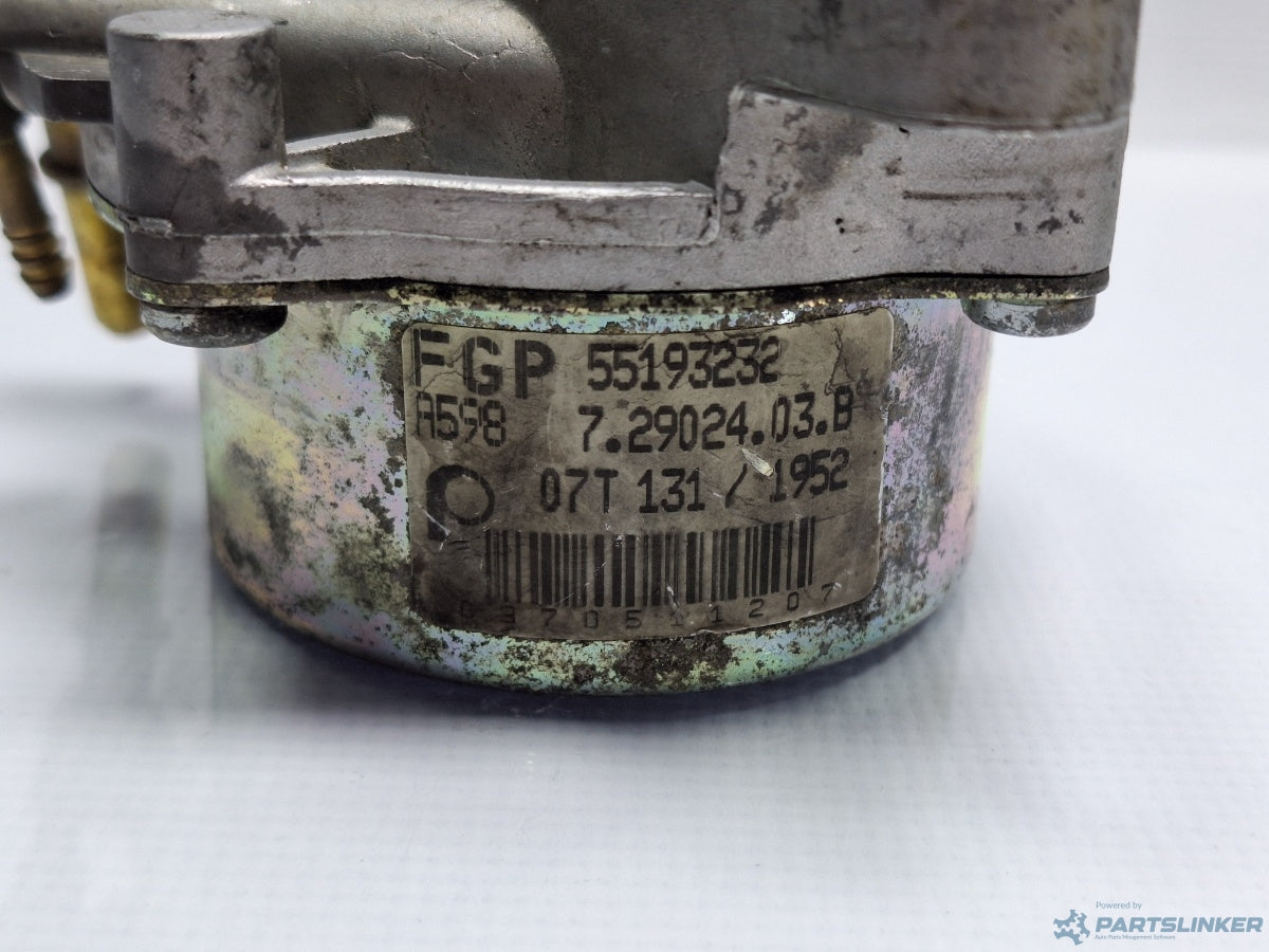 Pompa vacuum FIAT GRANDE PUNTO (199_) [ 2005 - 2013 ] JTD Multijet (199 A3.000) 66KW|90HP 55193232