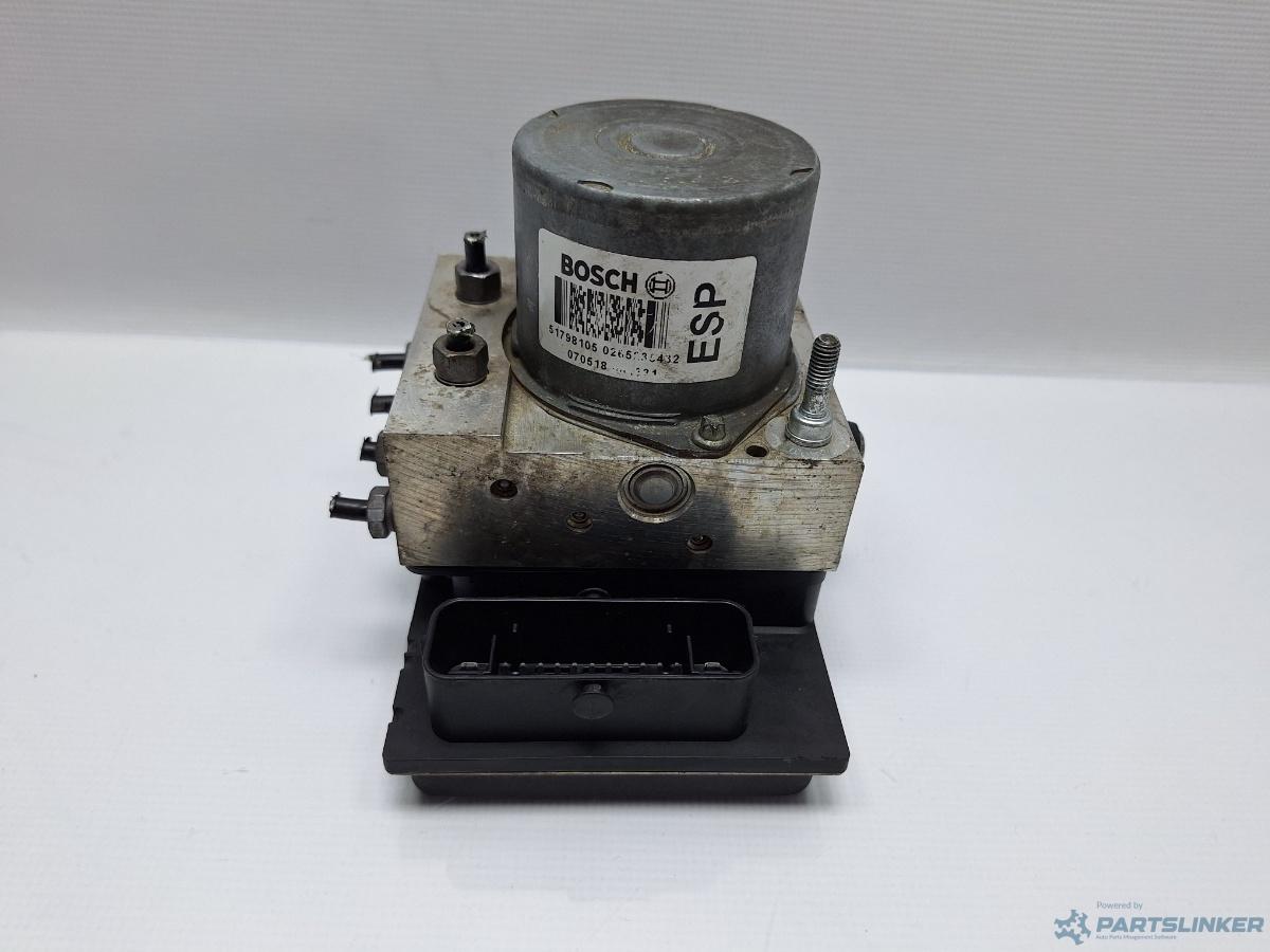 Modul pompa ABS FIAT GRANDE PUNTO (199_) [ 2005 - 2013 ] JTD Multijet (199 A3.000) 66KW|90HP BOSCH 0 265 235 432 OEM 51798105