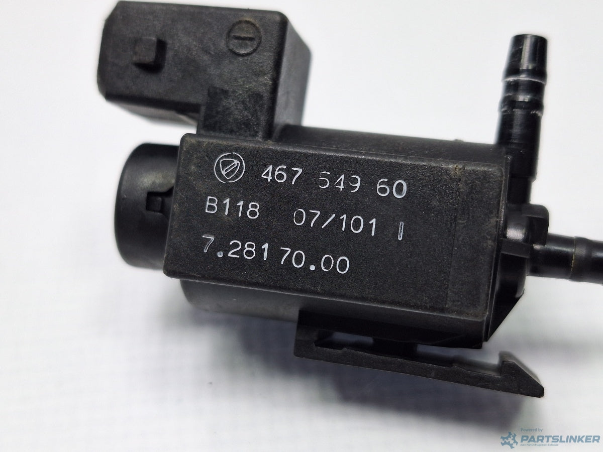 Electrovalva vacuum FIAT GRANDE PUNTO (199_) [ 2005 - 2013 ] JTD Multijet (199 A3.000) 66KW|90HP 46754960 , 72817000