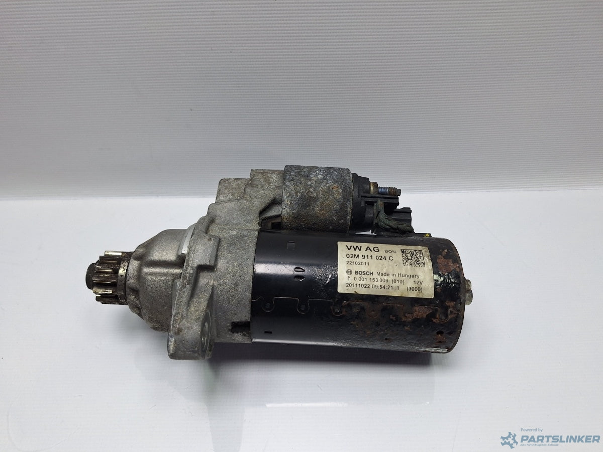 Electromotor VOLKSWAGEN PASSAT CC (357) [ 2008 - 2012 ] TDI (CBAB, CFFB) 103KW|140HP BOSCH 0001153009 02M911024C