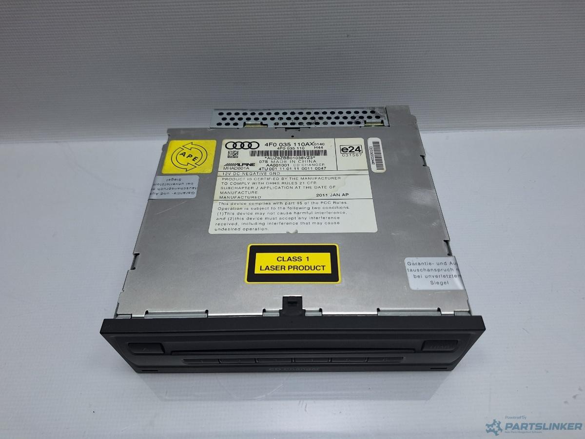 Magazie CD AUDI A6/S6 III Saloon (4F2, C6) [ 2004 - 2011 ] TDI (CAHA) 125KW|170HP OEM 4F0035110A