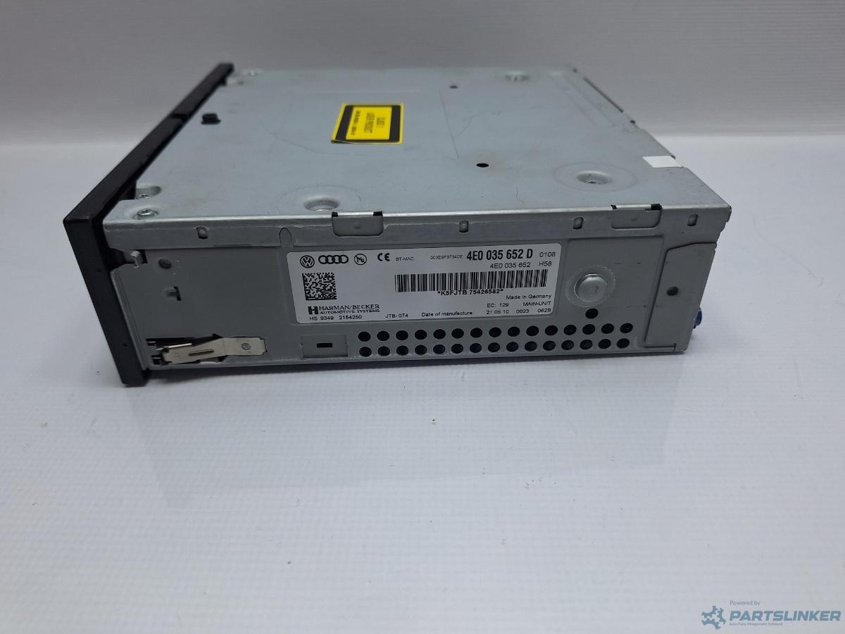 Modul/unitate de control sistem GPS AUDI A6/S6 III Saloon 4F2, C6 2004 - 2011 TDI CAHA 4E0035652D