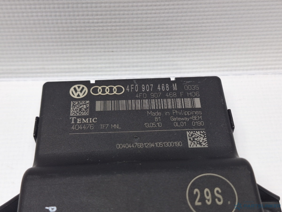 Modul gateway AUDI A6/S6 III Saloon (4F2, C6) [ 2004 - 2011 ] TDI (CAHA) 125KW|170HP 4F0907468M