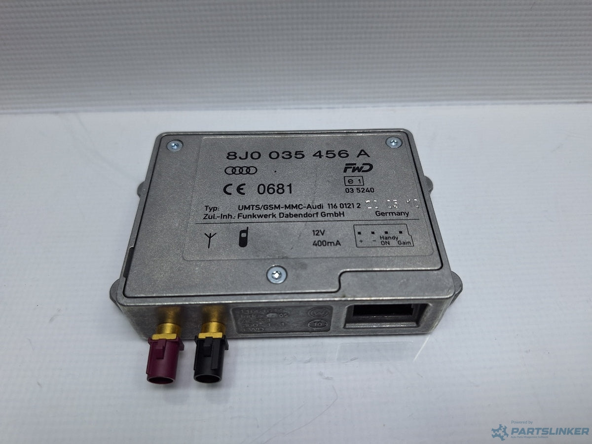 Modul antena AUDI A6/S6 III Saloon (4F2, C6) [ 2004 - 2011 ] TDI (CAHA) 125KW|170HP 8J0035456A