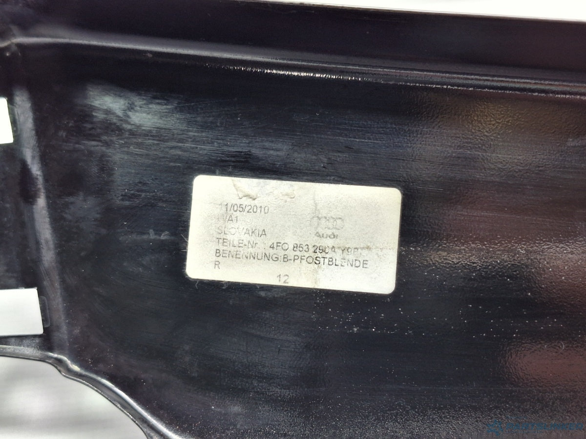 Ornament stalp dreapta AUDI A6/S6 III Saloon (4F2, C6) [ 2004 - 2011 ] TDI (CAHA) 125KW|170HP 4F0853290A