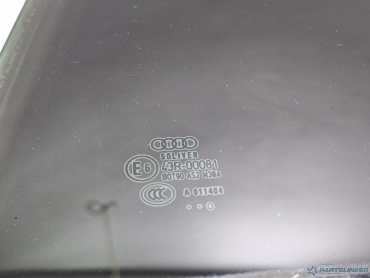Geam usa stanga spate AUDI A6/S6 III Saloon (4F2, C6) [ 2004 - 2011 ] OEM 4F5845205