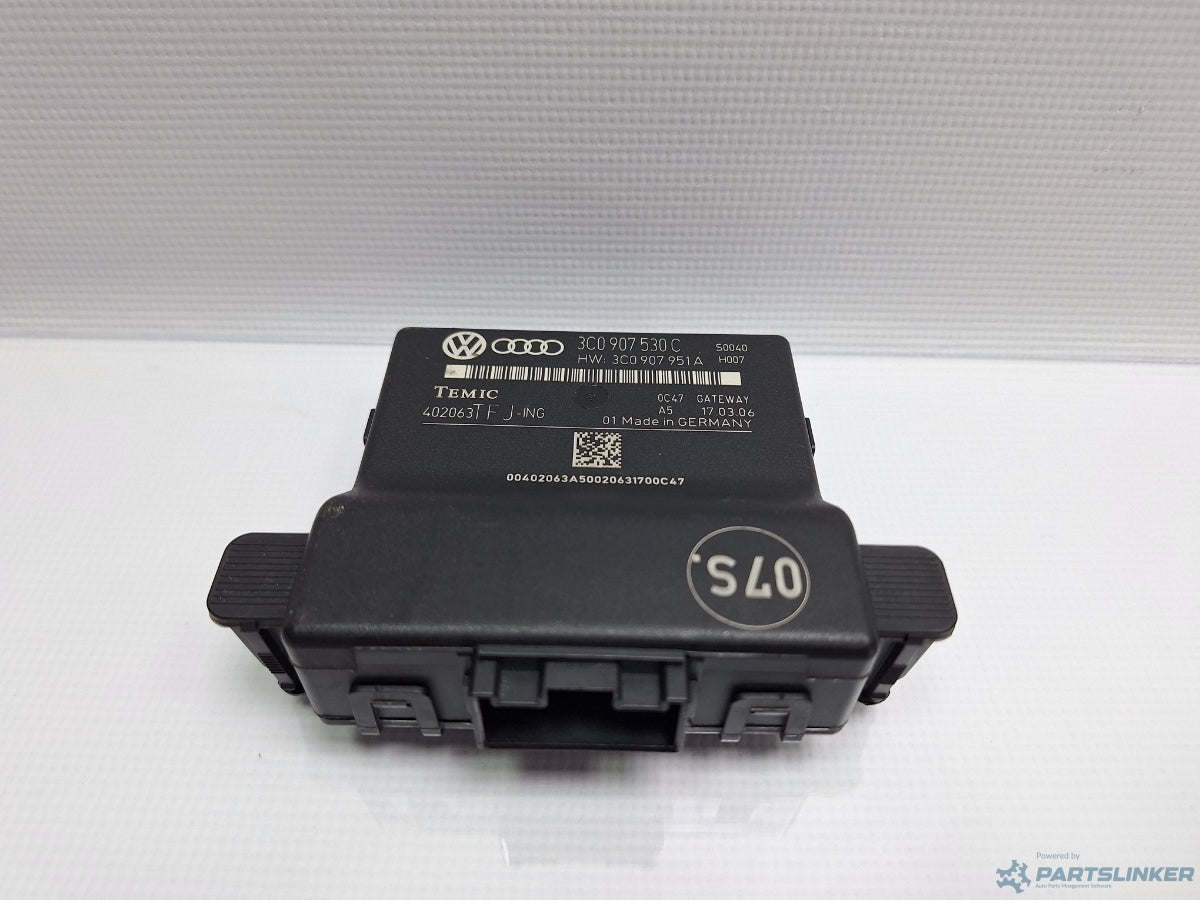 Modul gateway VOLKSWAGEN PASSAT (3C2) [ 2005 - 2010 ] TDI (BMP) 103KW|140HP 3C0907530C