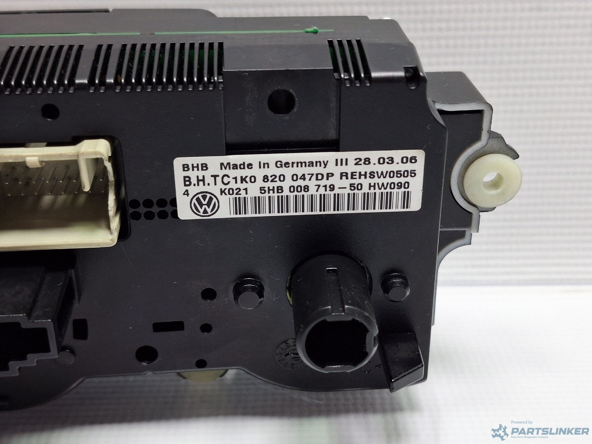 Panou comanda AC VOLKSWAGEN PASSAT (3C2) [ 2005 - 2010 ] TDI (BMP) 103KW|140HP 1K0820047DP