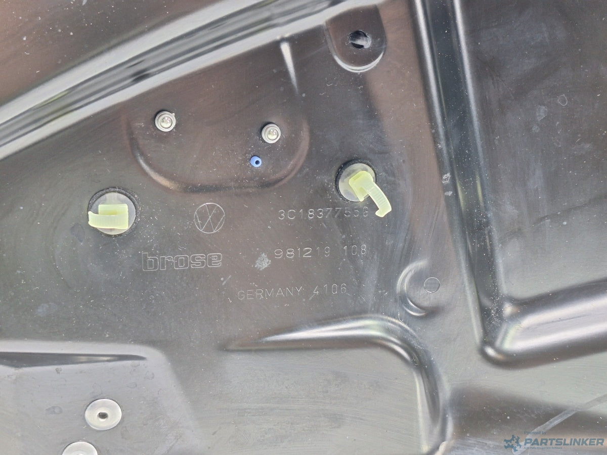 Macara geam stanga fata VOLKSWAGEN PASSAT (3C2) [ 2005 - 2010 ] TDI (BMP) 103KW|140HP 3C1837755G