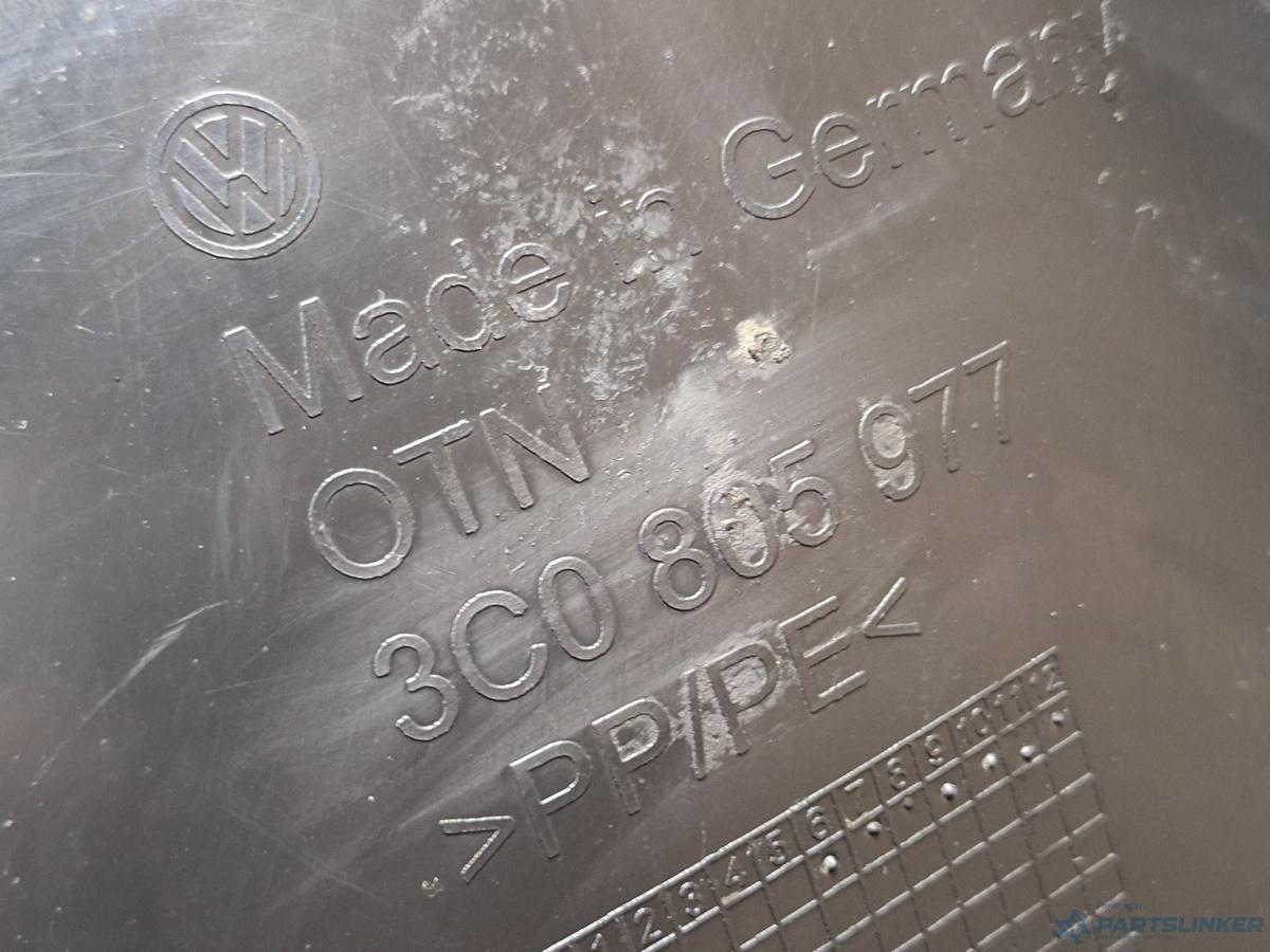 Carenaj roata stanga fata VOLKSWAGEN PASSAT (3C2) [ 2005 - 2010 ] TDI (BMP) 103KW|140HP OEM 3C0805977