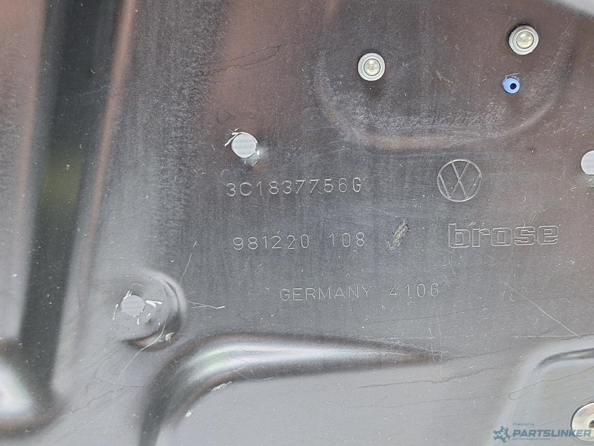 Macara geam dreapta fata VOLKSWAGEN PASSAT (3C2) [ 2005 - 2010 ] TDI (BMP) 103KW|140HP OEM 3C1837756G