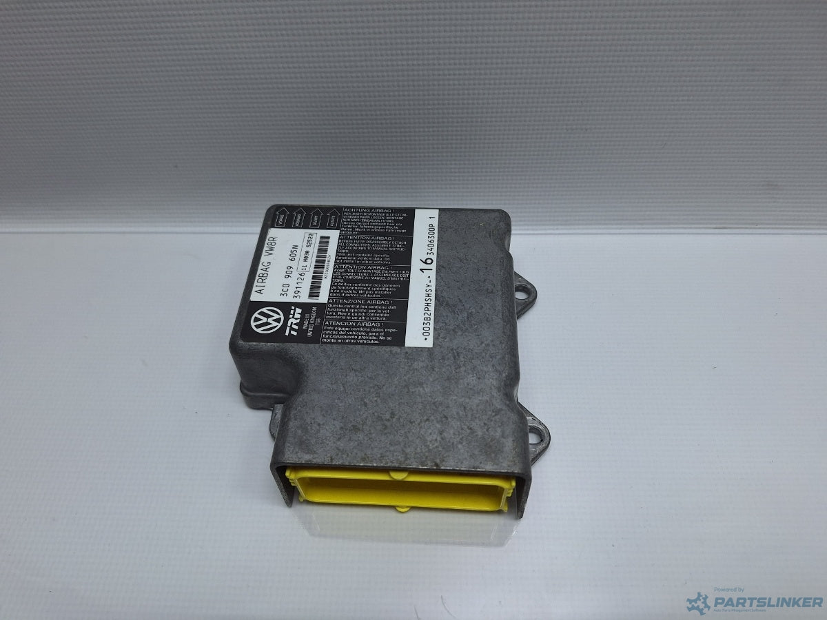 Calculator airbag VOLKSWAGEN PASSAT (3C2) [ 2005 - 2010 ] TDI (BMP) 103KW|140HP 3C0909605N