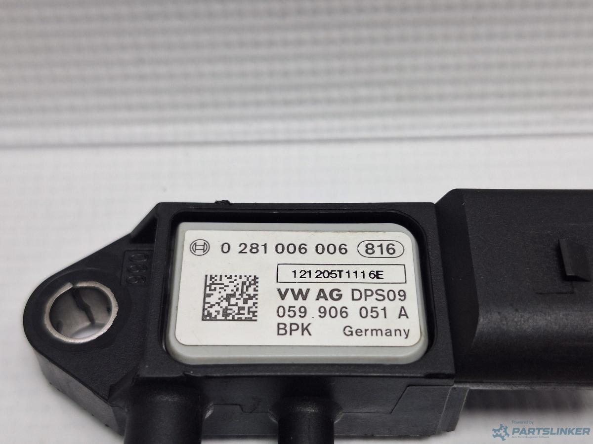 Senzor diferenta presiune gaze VOLKSWAGEN PASSAT (3C2) [ 2005 - 2010 ] TDI (BMP) 103KW|140HP OEM 059906051A