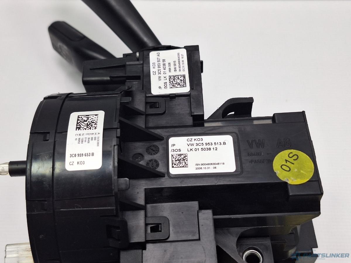 Bloc manete cu spirala si calculator VOLKSWAGEN PASSAT (3C2) [ 2005 - 2010 ] TDI (BMP) 103KW|140HP OEM 3C5953513B