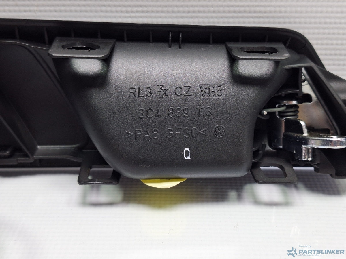 Maner deschidere usa stanga spate VOLKSWAGEN PASSAT (3C2) [ 2005 - 2010 ] TDI (BMP) 103KW|140HP 3C4839113