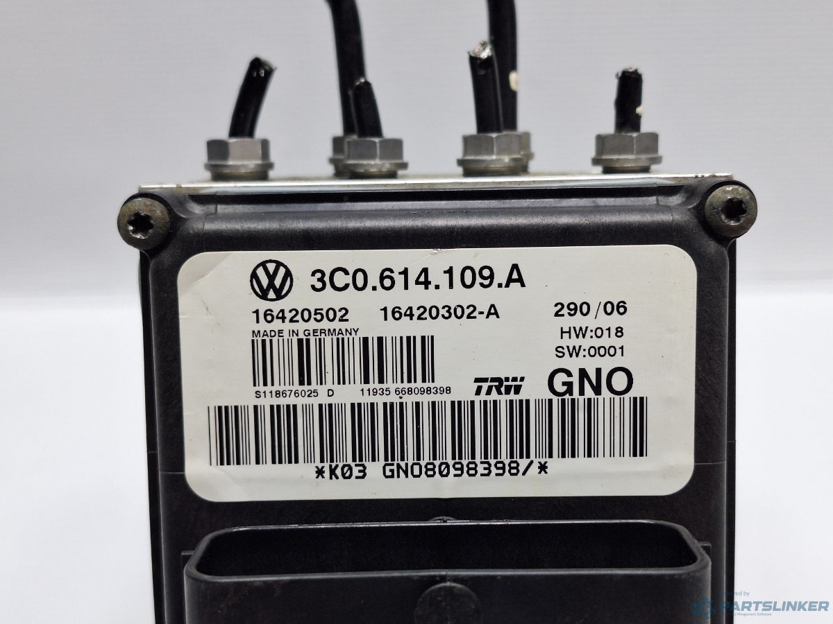 Modul pompa ABS VOLKSWAGEN PASSAT (3C2) [ 2005 - 2010 ] TDI (BMP) 103KW|140HP 3C0614109A