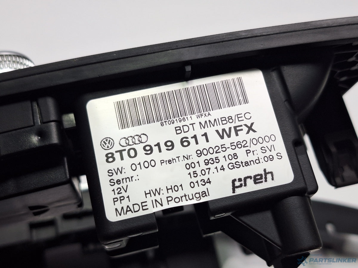 Consola centrala MMI cu butoane AUDI A4 IV Avant (8K5, B8) [ 2007 - 2015 ] TDI (CJCD, CMFB, CSUA) 110KW|150HP 8T0919611WFX