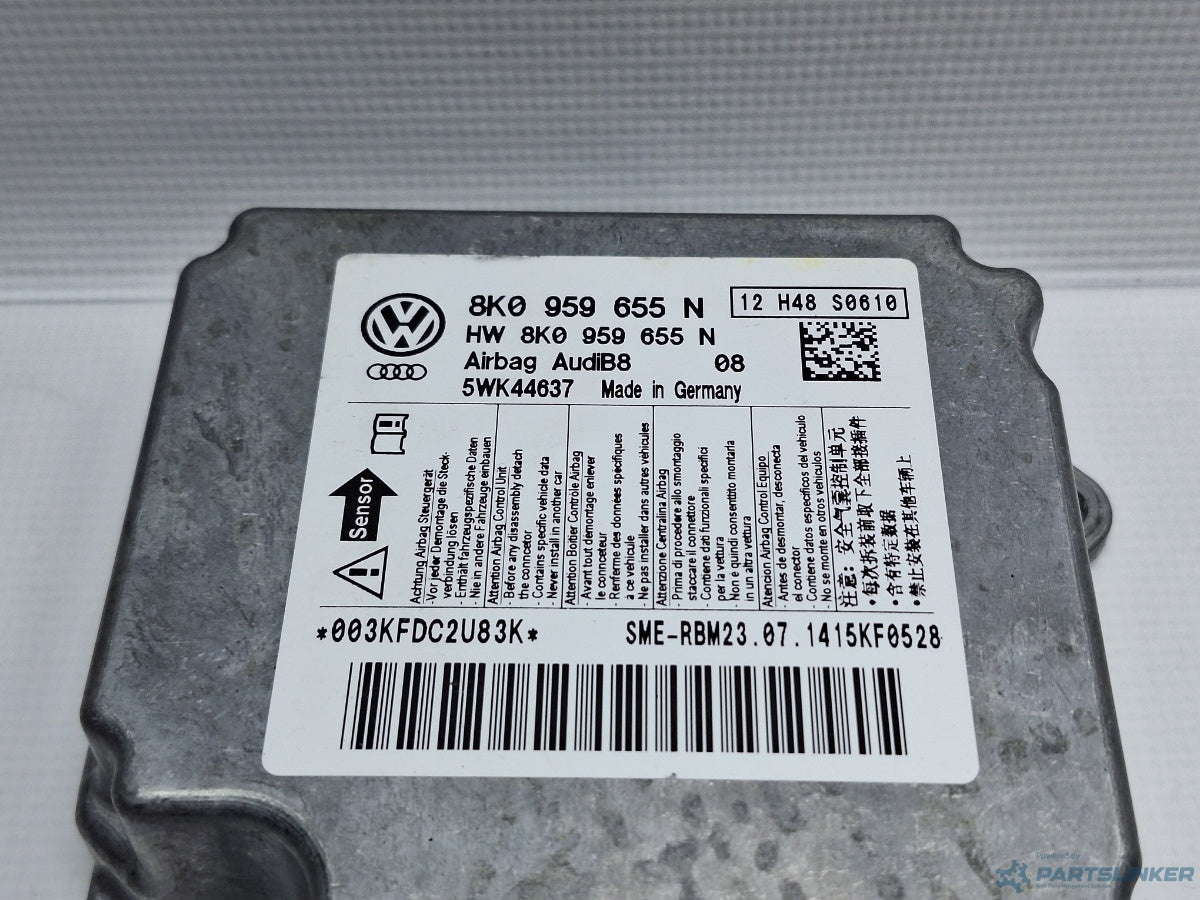 Calculator airbag AUDI A4 IV Avant (8K5, B8) [ 2007 - 2015 ] TDI (CJCD, CMFB, CSUA) 110KW|150HP 8K0959655N