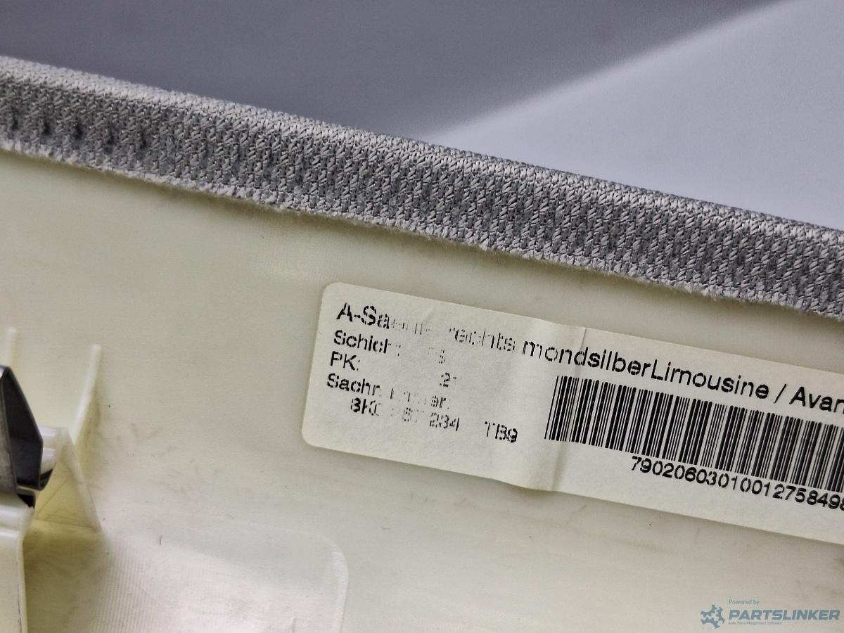 Ornament stalp parbriz dreapta AUDI A4 IV Avant (8K5, B8) [ 2007 - 2015 ] TDI (CJCD, CMFB, CSUA) 110KW|150HP OEM 8K0867234