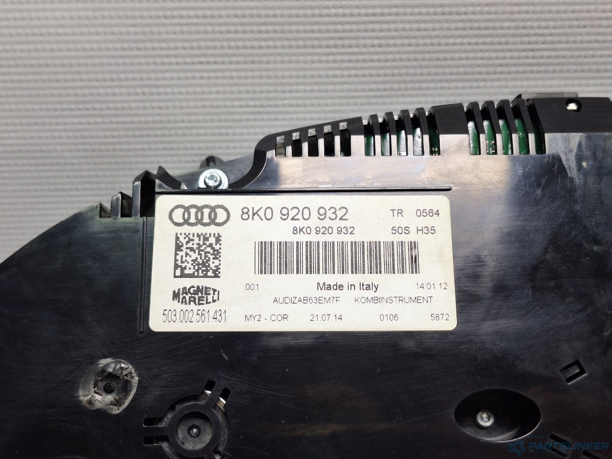 Ceasuri bord AUDI A4 IV Avant (8K5, B8) [ 2007 - 2015 ] TDI (CJCD, CMFB, CSUA) 110KW|150HP Magneti Marelli 503.002.561.431 8K0920932