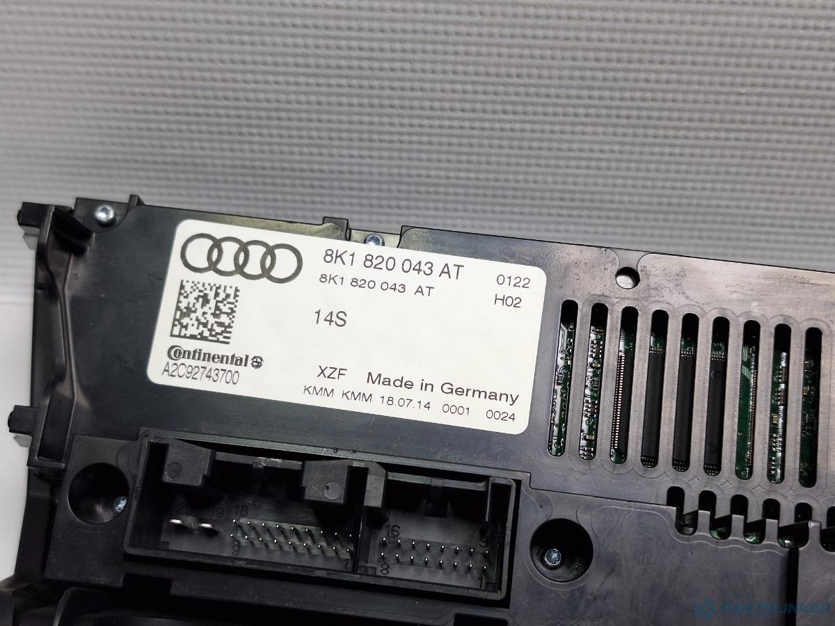 Panou comanda AC AUDI A4 IV Avant (8K5, B8) [ 2007 - 2015 ] TDI (CJCD, CMFB, CSUA) 110KW|150HP OEM 8K1820043AT