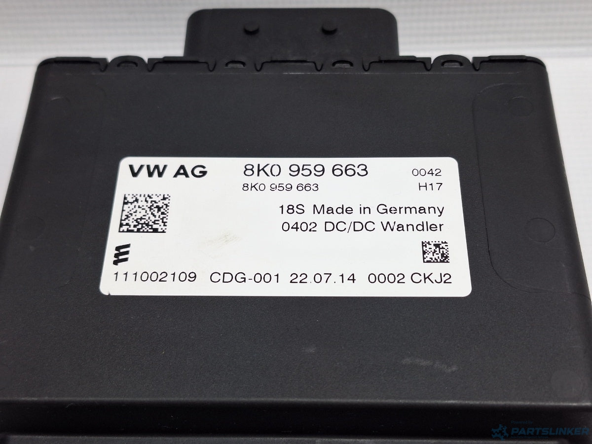 Modul stabilizator tensiune AUDI A4 IV Avant (8K5, B8) [ 2007 - 2015 ] TDI (CJCD, CMFB, CSUA) 110KW|150HP 8K0959663