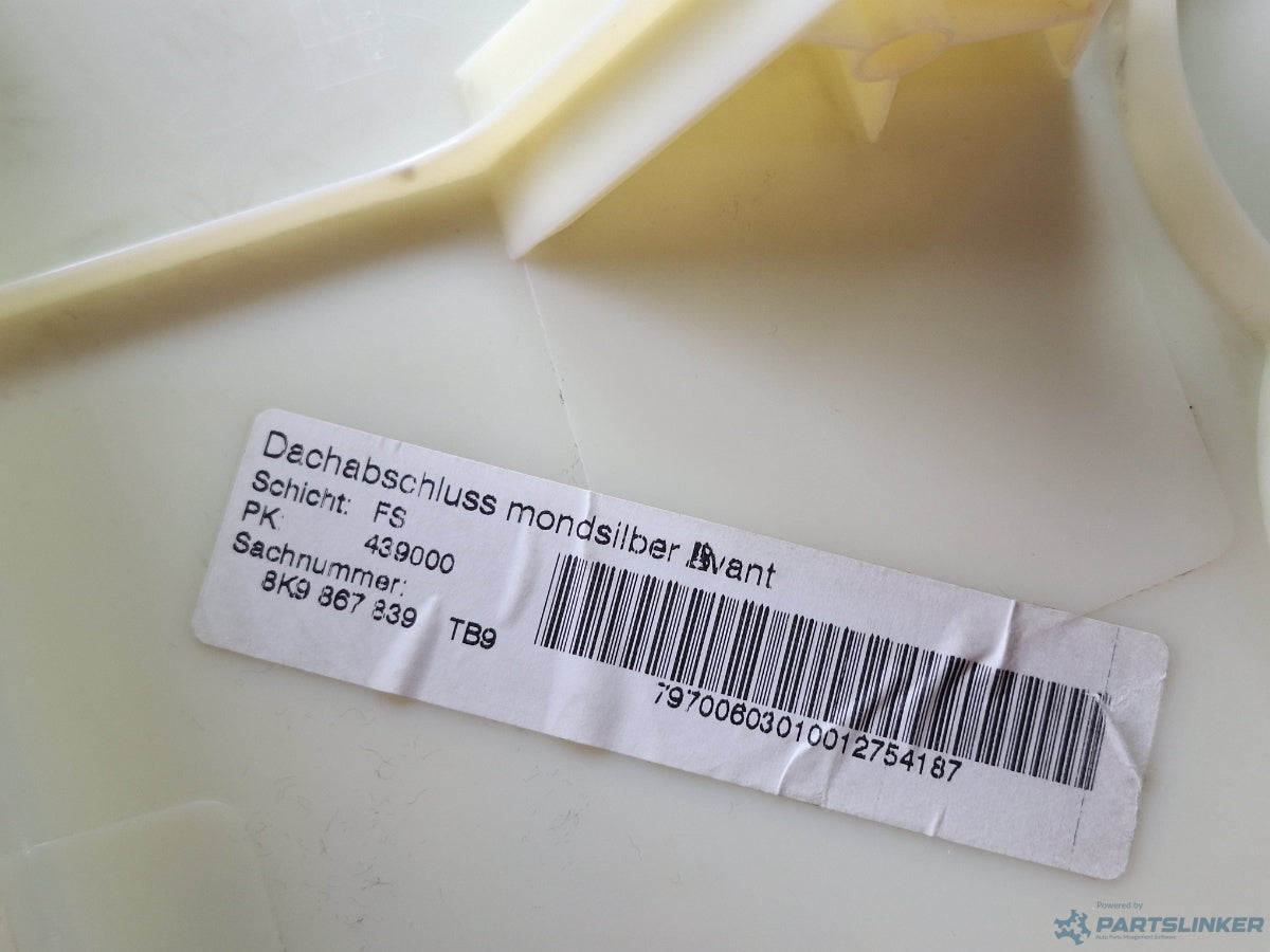 Ornament plafon AUDI A4 IV Avant (8K5, B8) [ 2007 - 2015 ] TDI (CJCD, CMFB, CSUA) 110KW|150HP 8K9867839