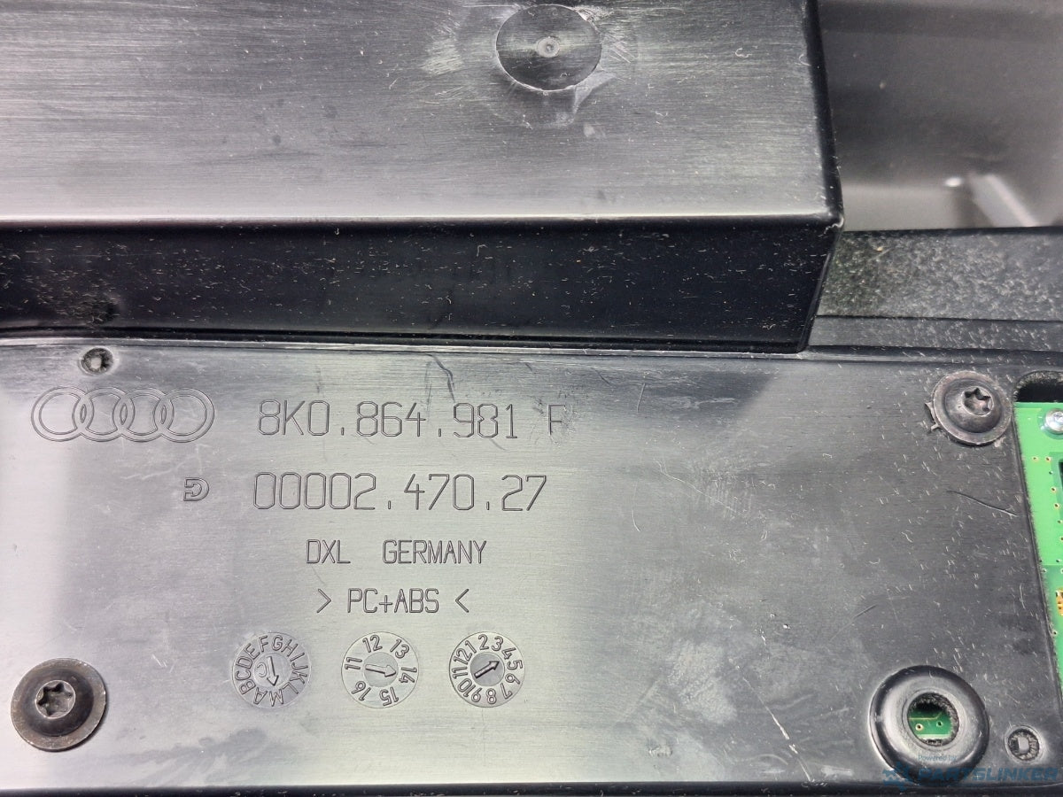 Consola centrala AUDI A4 IV Avant (8K5, B8) [ 2007 - 2015 ] TDI (CJCD, CMFB, CSUA) 110KW|150HP 8K0864981F