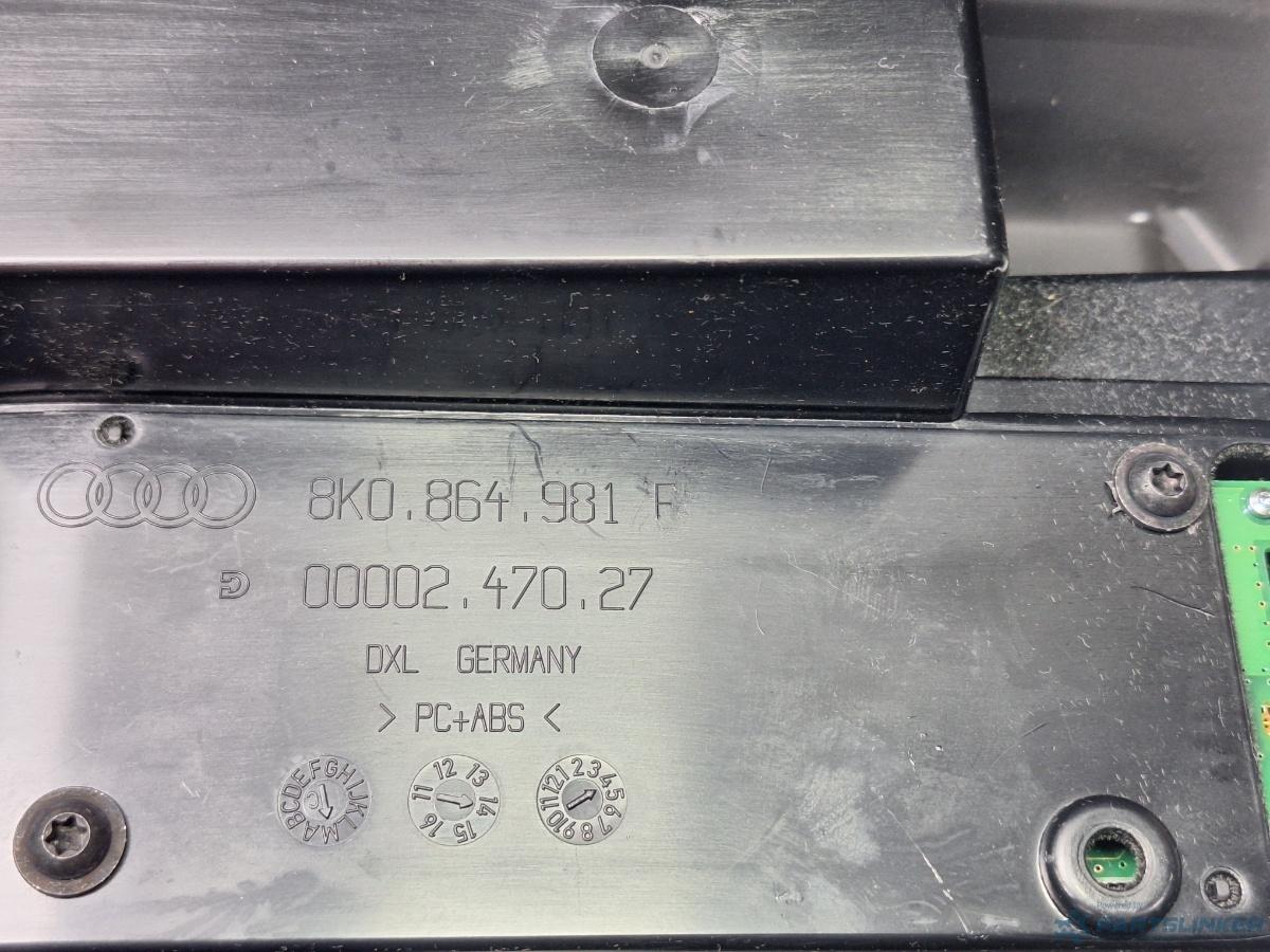 Consola centrala AUDI A4 IV Avant (8K5, B8) [ 2007 - 2015 ] TDI (CJCD, CMFB, CSUA) 110KW|150HP OEM 8K0864981F