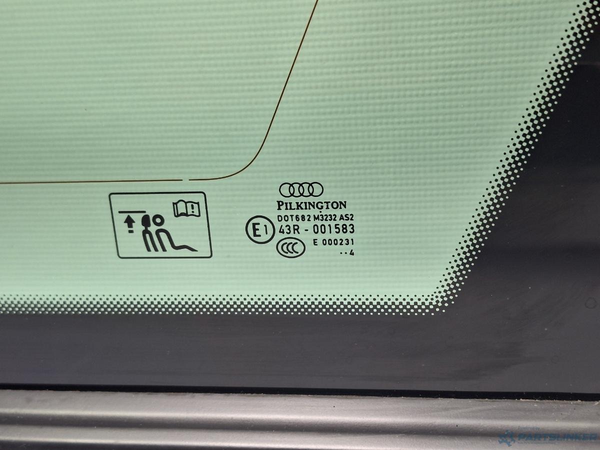 Geam fix lateral dreapta spate AUDI A4 IV Avant (8K5, B8) [ 2007 - 2015 ] TDI (CJCD, CMFB, CSUA) 110KW|150HP OEM 8K9845300