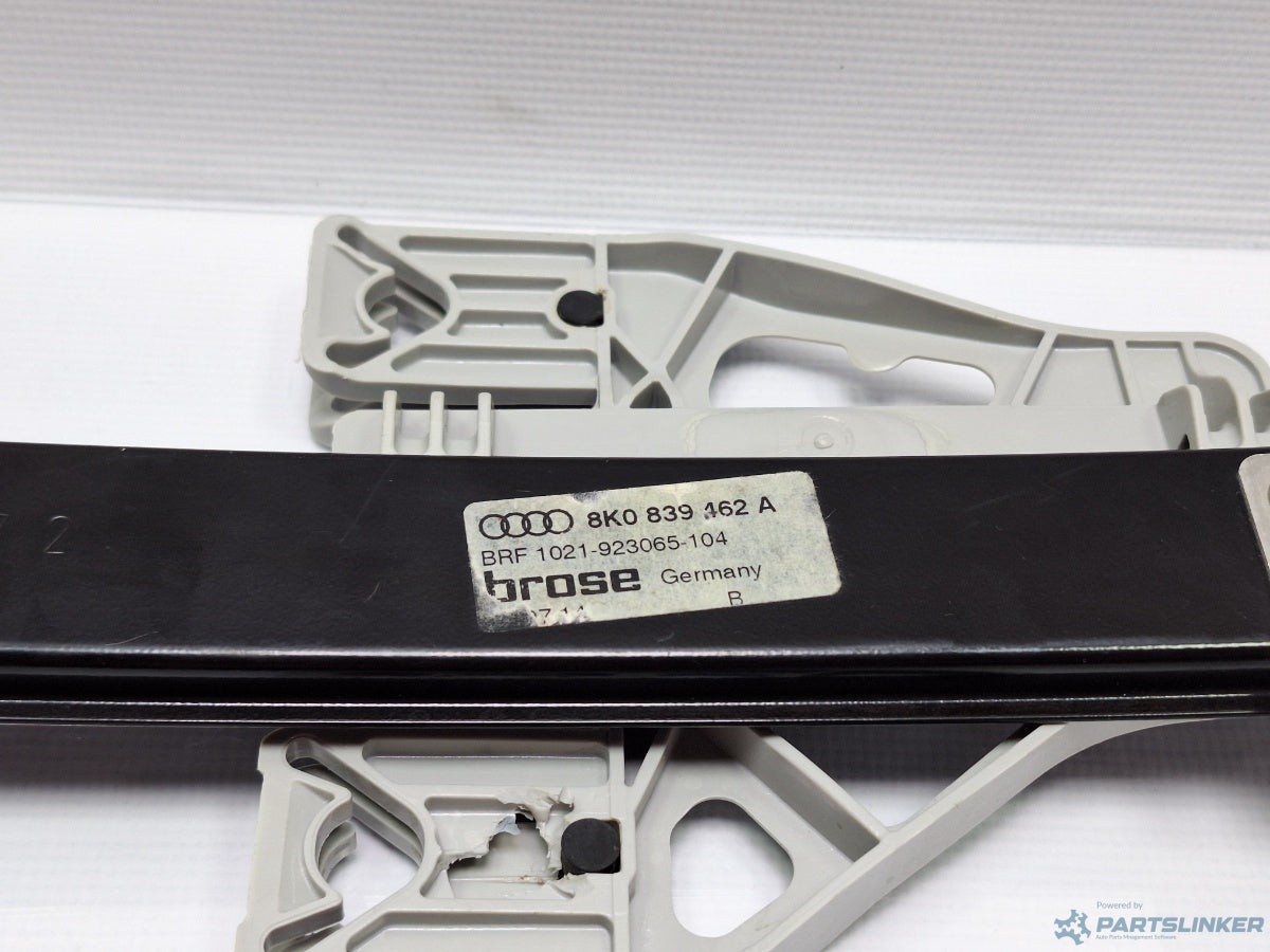 Macara geam dreapta spate AUDI A4 IV Avant (8K5, B8) [ 2007 - 2015 ] TDI (CJCD, CMFB, CSUA) 110KW|150HP 8K0839462A
