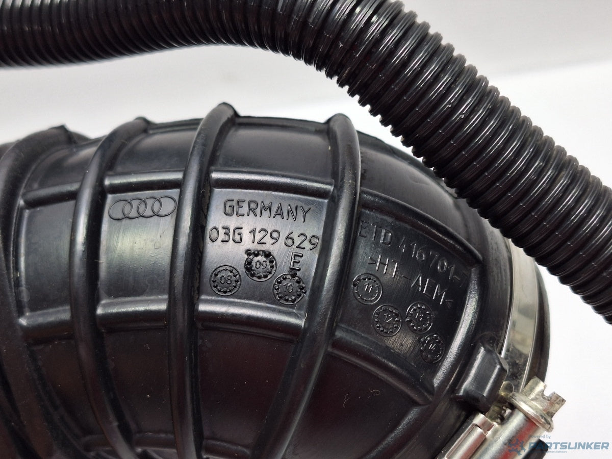 Furtun admisie aer AUDI A4 IV Avant (8K5, B8) [ 2007 - 2015 ] TDI (CJCD, CMFB, CSUA) 110KW|150HP 03G129629E