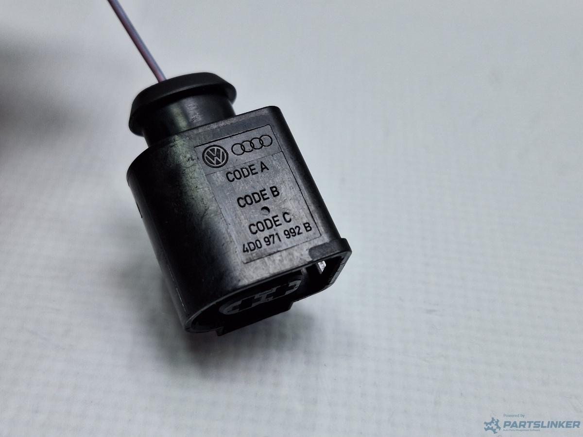 Mufa conector 2 pini AUDI A4 IV Avant (8K5, B8) [ 2007 - 2015 ] TDI (CJCD, CMFB, CSUA) 110KW|150HP OEM 4D0971992B