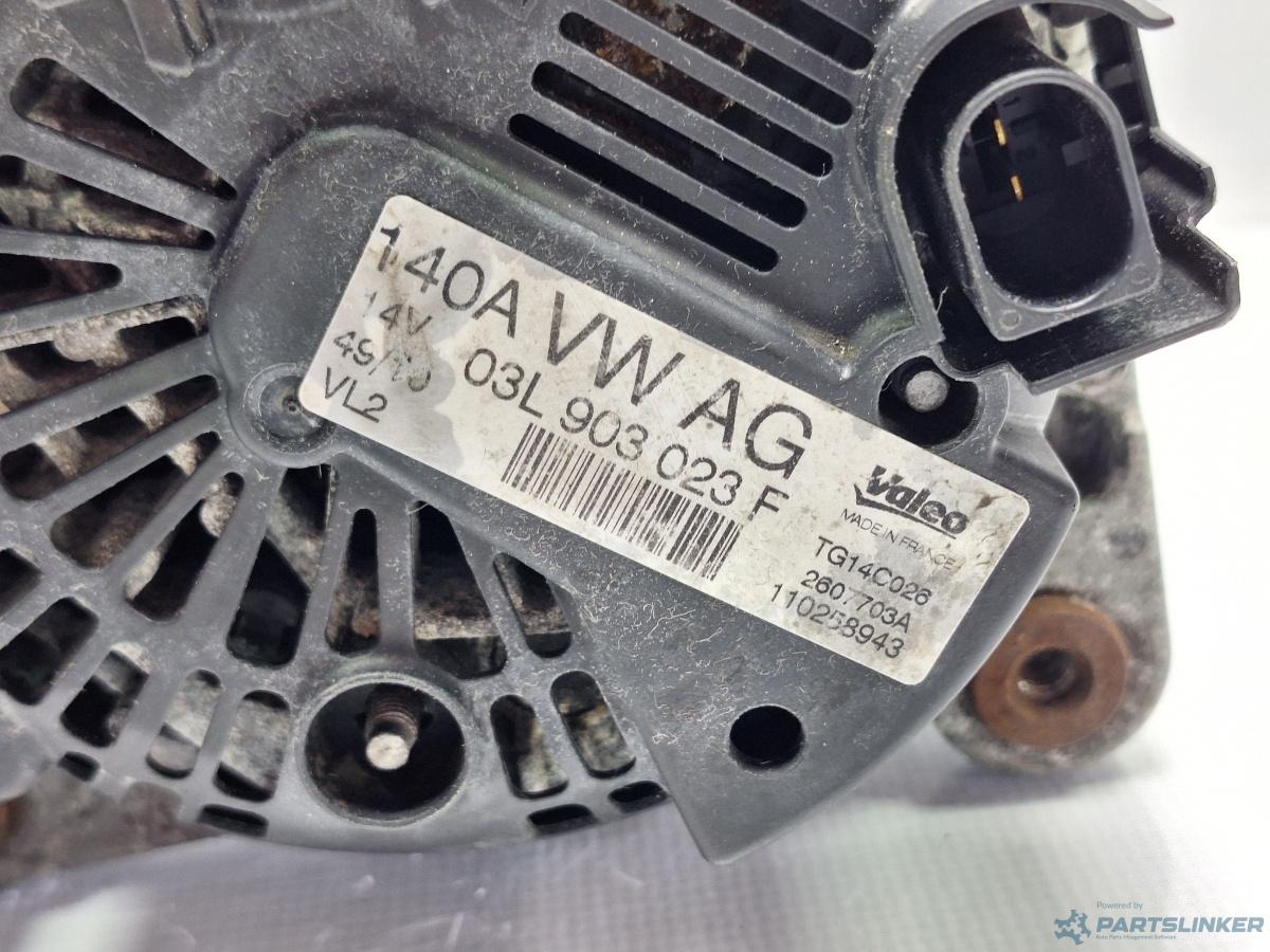 Alternator 140A SKODA OCTAVIA (1Z3) [ 2004 - 2013 ] TDI RS (BMN, CEGA) 125KW|170HP Valeo TG14C026 OEM 03L903023F