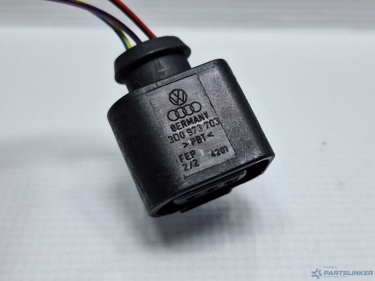 Mufa conector 3 pini SKODA OCTAVIA (1Z3) [ 2004 - 2013 ] TDI RS (BMN, CEGA) 125KW|170HP 3D0973703