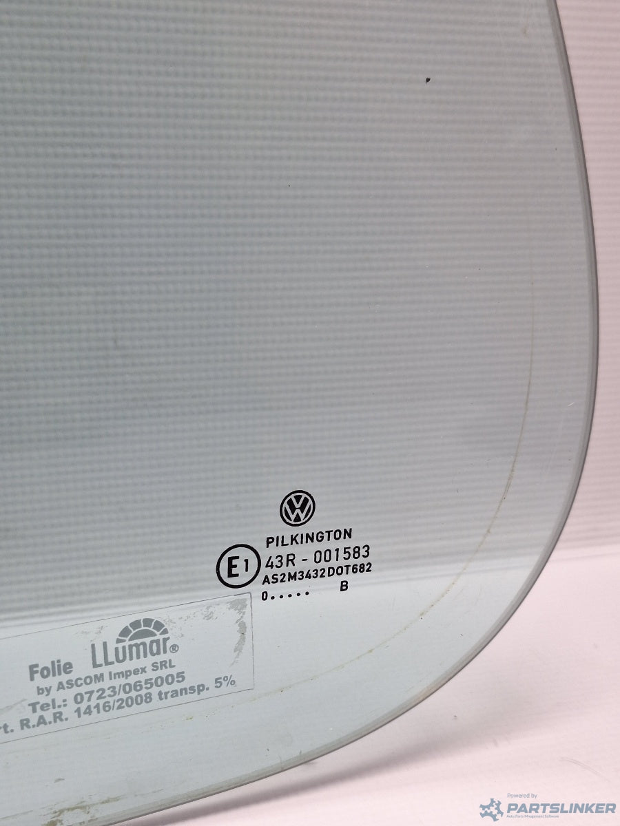 Geam fix lateral usa stanga spate VOLKSWAGEN GOLF IV (1J1) [ 1997 - 2007 ] TDI (ATD, AXR) 74KW|101HP 43R-001583