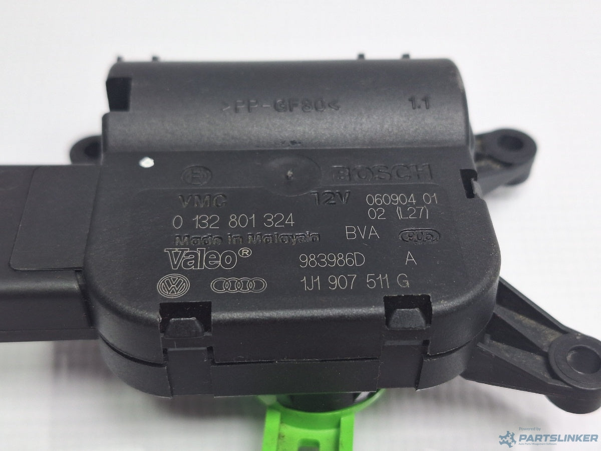 Motoras clapeta aeroterma VOLKSWAGEN BORA (1J2) [ 1998 - 2013 ] TDI (AGR, ALH) 66KW|90HP BOSCH 0132801324 1J1907511G