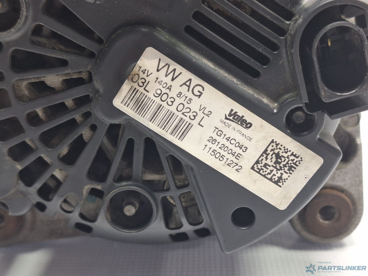 Alternator 140 A VOLKSWAGEN PASSAT Variant (3G5) [ 2014 - > ] TDI (CRLB, DBGA, DFGA) 110KW|150HP 03L903023L