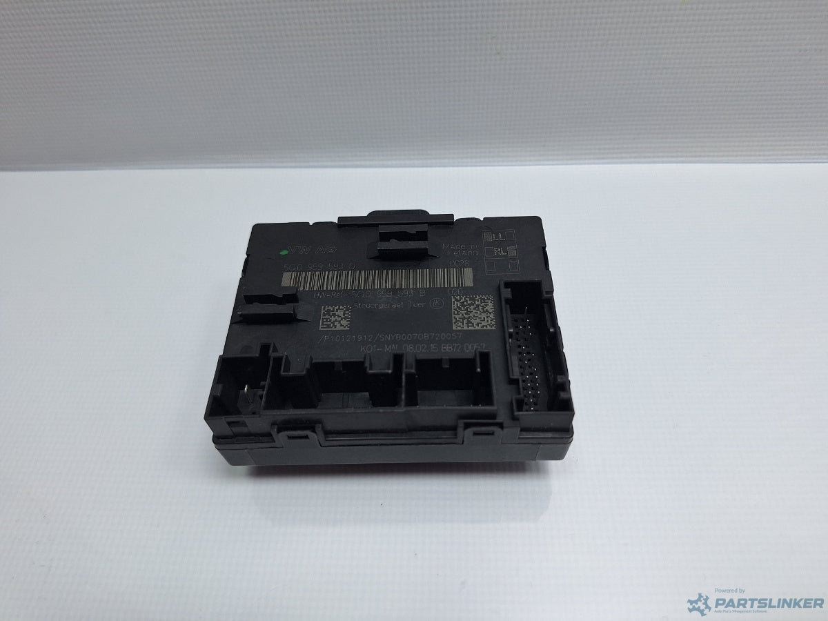 Modul usa dreapta fata VOLKSWAGEN PASSAT Variant (3G5) [ 2014 - > ] TDI (CRLB, DBGA, DFGA) 110KW|150HP 5Q0959593D , 5Q0959593B