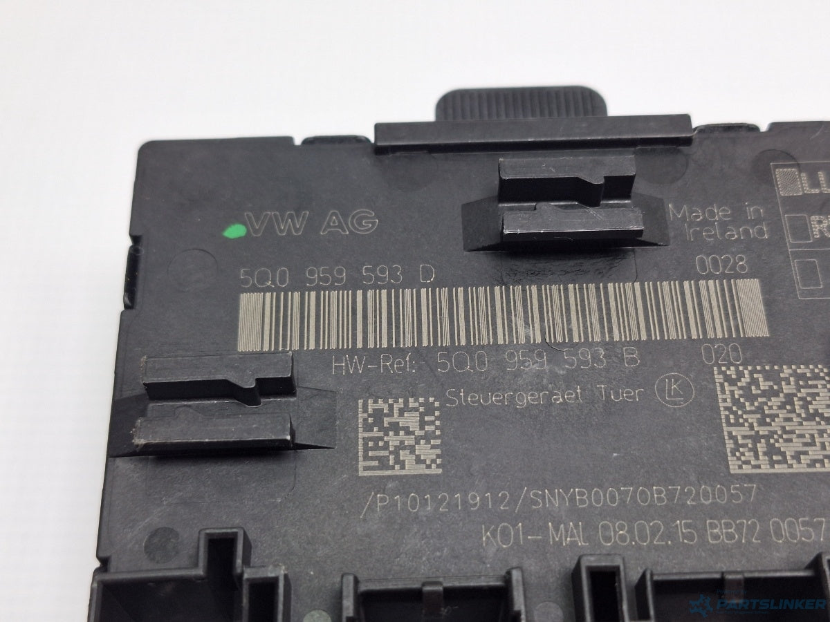 Modul usa dreapta fata VOLKSWAGEN PASSAT Variant (3G5) [ 2014 - > ] TDI (CRLB, DBGA, DFGA) 110KW|150HP 5Q0959593D , 5Q0959593B