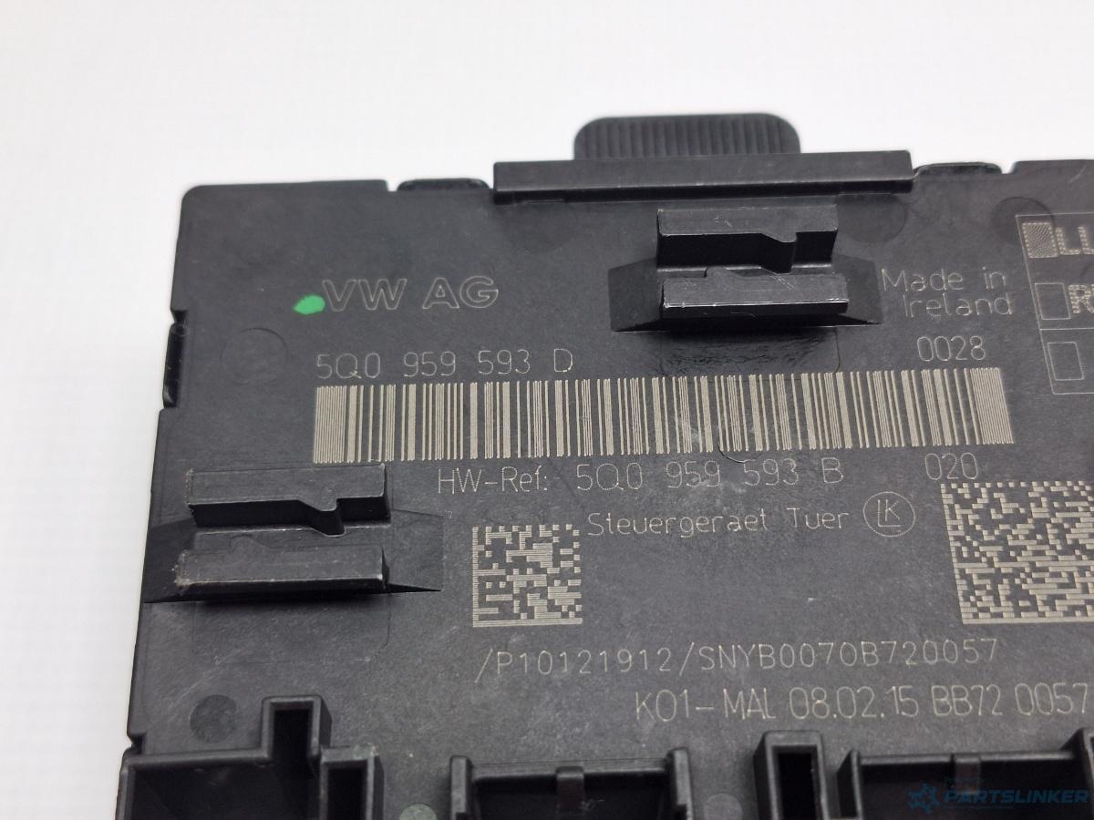 Modul usa dreapta fata VOLKSWAGEN PASSAT Variant (3G5) [ 2014 - > ] TDI (CRLB, DBGA, DFGA) 110KW|150HP OEM 5Q0959593D , 5Q0959593B