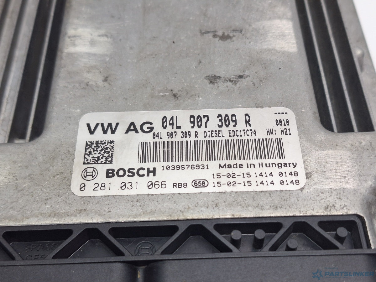 Calculator ECU motor VOLKSWAGEN PASSAT Variant (3G5) [ 2014 - > ] TDI (CRLB, DBGA, DFGA) 110KW|150HP BOSCH 0281031066 04L907309R